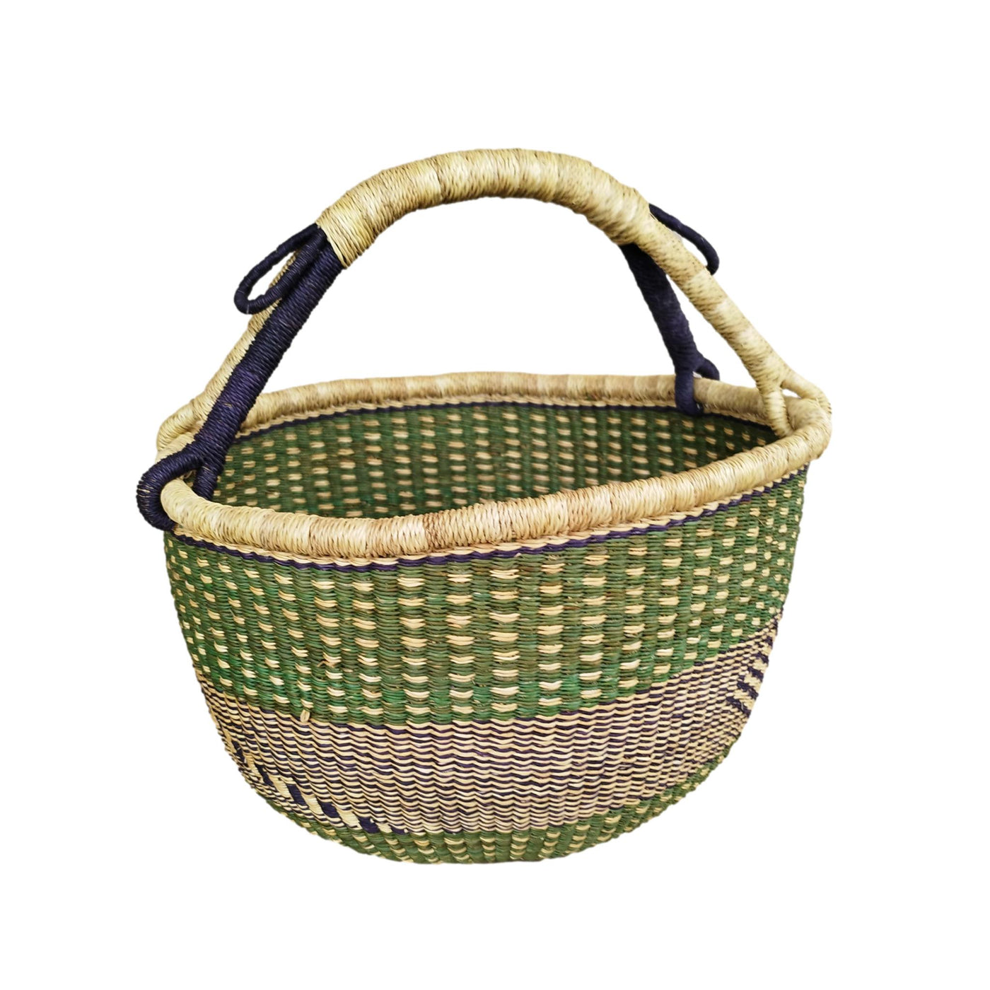Market Basket | Storage basket | African basket | Bolga Market Basket | Woven basket | Straw bag | African market basket| handmade Basket