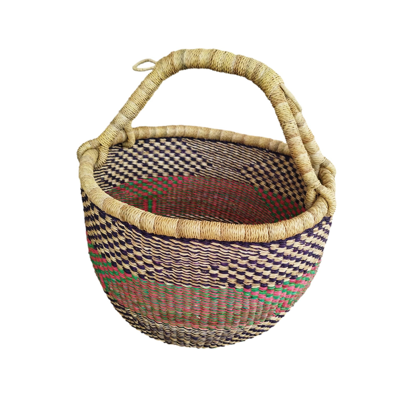 Ghana Market Basket | Harvest Basket |Shopping Basket | Fruit Basket | Picnic Basket | Beach Basket