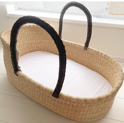 Moses basket | Baby bassinet| Baby nest | Baby Moses basket | Infant Lounger | Nursery decor | Bolga basket | Moses Bassinet | Bassinet - AfricanheritageGH