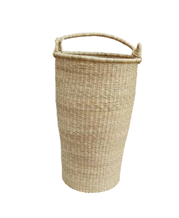 Laundry Basket With Handle | Blanket Basket | Laundry Bag | Large Laundry Basket | Woven Basket | Ghana Basket | Storage Basket