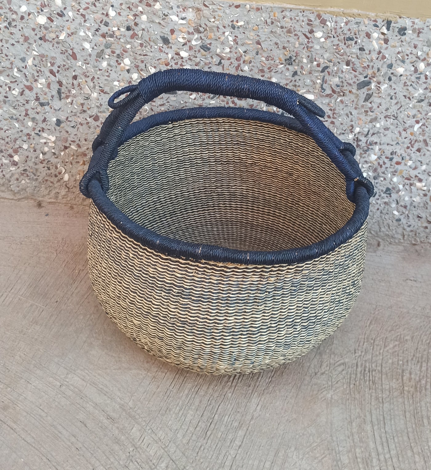 Storage basket | African basket | Straw basket | Woven basket | Gift basket | African market basket| handmade basket| Market Basket - AfricanheritageGH