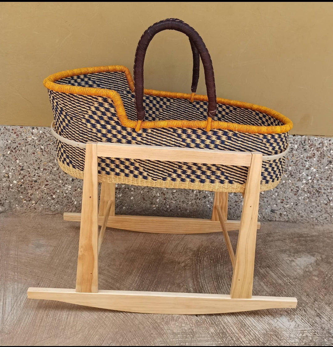 Medium Moses Basket Stand - AfricanheritageGH