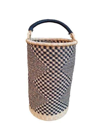 Laundry Basket With Handle | Blanket Basket | Laundry Bag | Large Laundry Basket | Woven Basket | Ghana Basket | Storage Basket - AfricanheritageGH