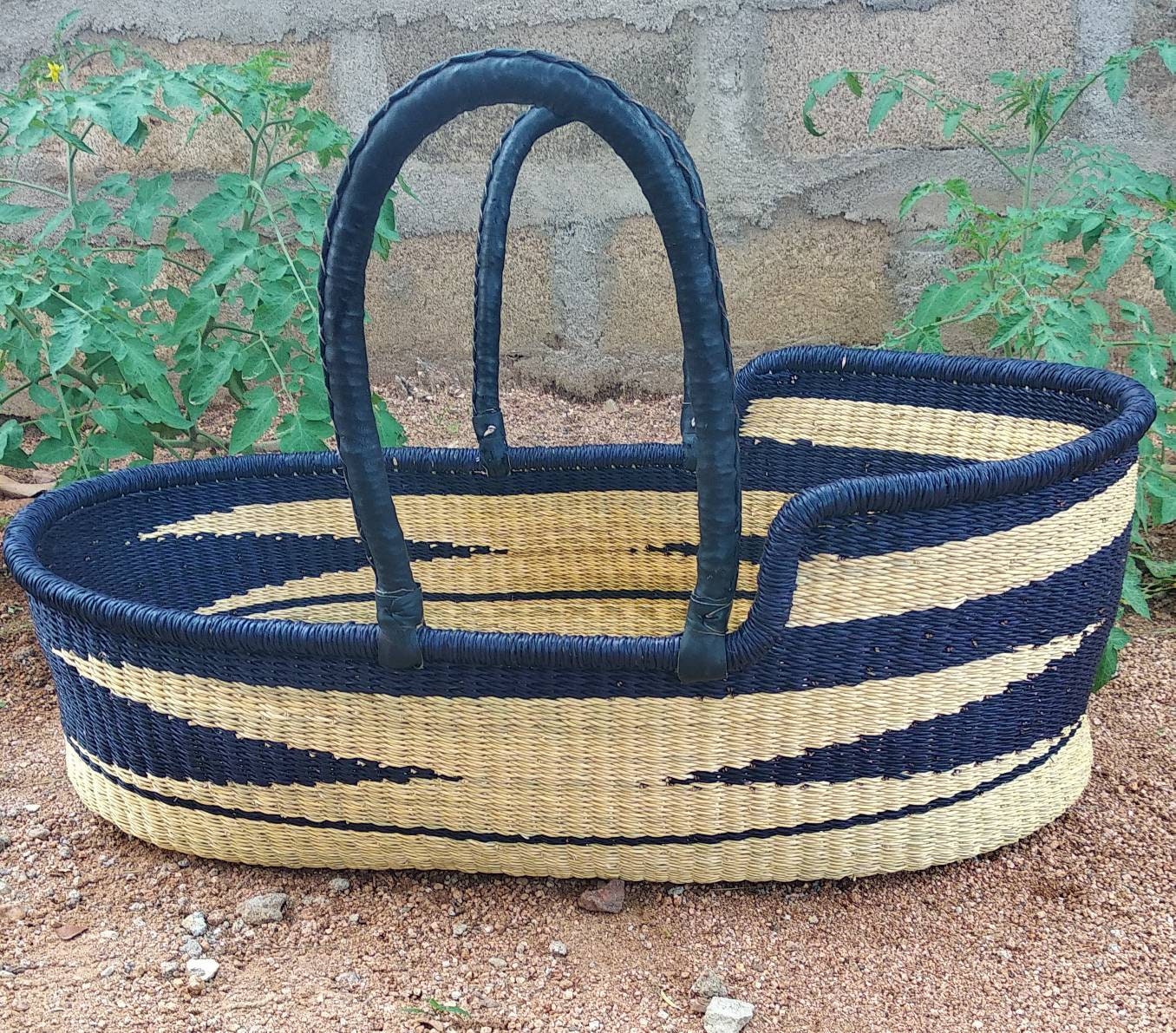 Moses basket | platform bed | Baby shower gift | Moses basket for baby| Baby bed | African moses basket | Gift for mom | Nursery decor