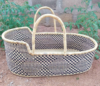 Moses basket | Baby bassinet | Bolga Basket | African Basket | Baby shower gift | Kids bed | African moses basket - AfricanheritageGH