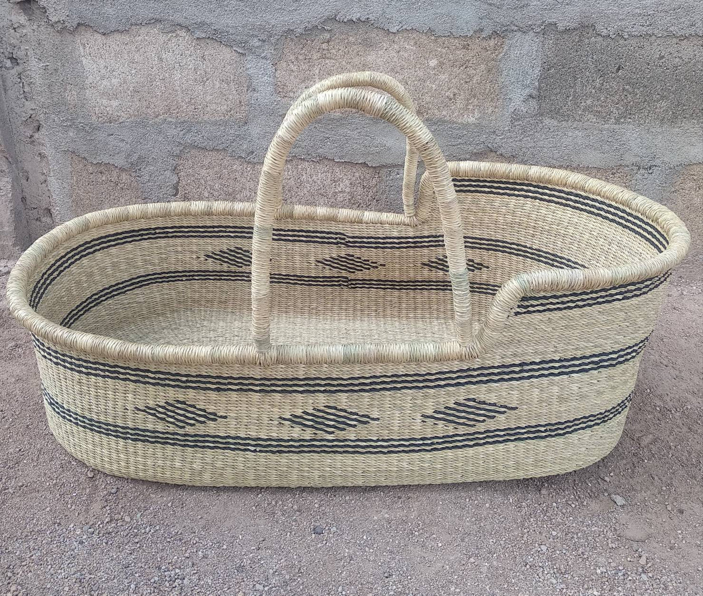 Moses basket for baby | platform bed | Baby shower gift | Kids bed | African moses basket | Baby Bassinet |New parent gift | African Basket - AfricanheritageGH