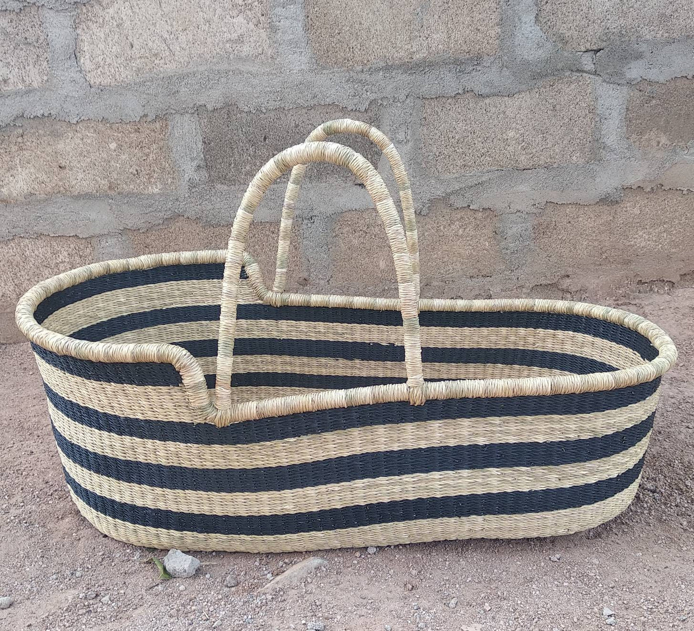 Moses Basket for baby | Baby nest|Baby shower gift | Baby bed | Baby bassinet | African Moses basket | Gift for Mom | Nursery Decor - AfricanheritageGH