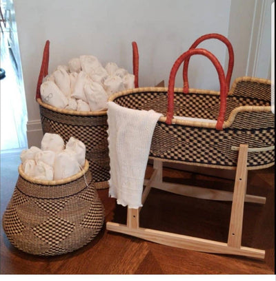 Moses Baskets| Baby bassinet | laundry basket| Heirloom baby gift  | Nursery Decor