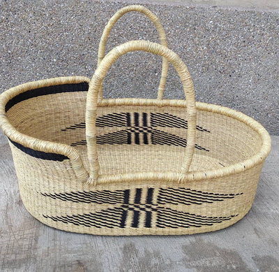 Baby Bassinet |Moses Basket for baby |Baby Nest Bed | Baby Shower Gift | Baby Moses Basket - AfricanheritageGH