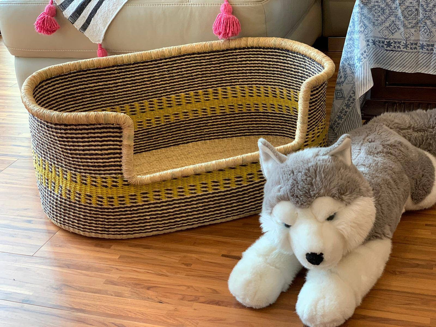 Personalized Dog Bed | Cute Dog Bed | Dog Bed Furniture | Puppy Bed | Designer Dog Bed | Dog Toy Basket | Personalized Dog Basket - AfricanheritageGH