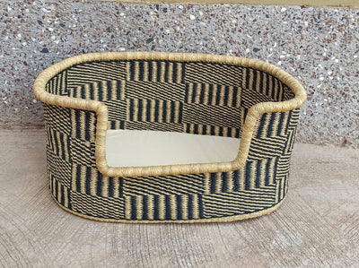 Personalized Cute Dog Bed Basket | Designer Pet Dog Bed Furniture - AfricanheritageGH