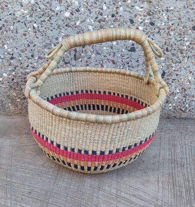 Market Basket | Storage Basket | Picnic Basket | Fruit Basket | Farmers market bag | Flower girl Basket |Basket pattern | Kids Easter Basket - AfricanheritageGH