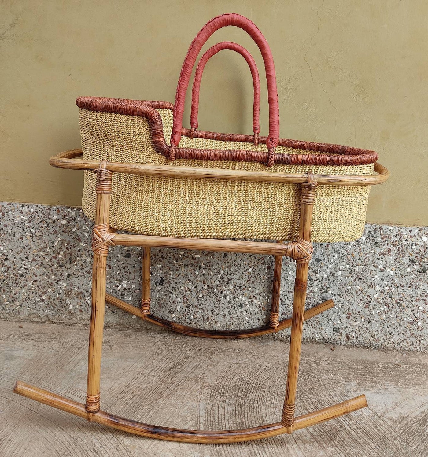 Moses basket | Baby bassinet| Baby nest | Baby Moses basket |Expecting mom gift| Baby gift basket| New Mom Gift Basket |Kids bed| Bed frame - AfricanheritageGH