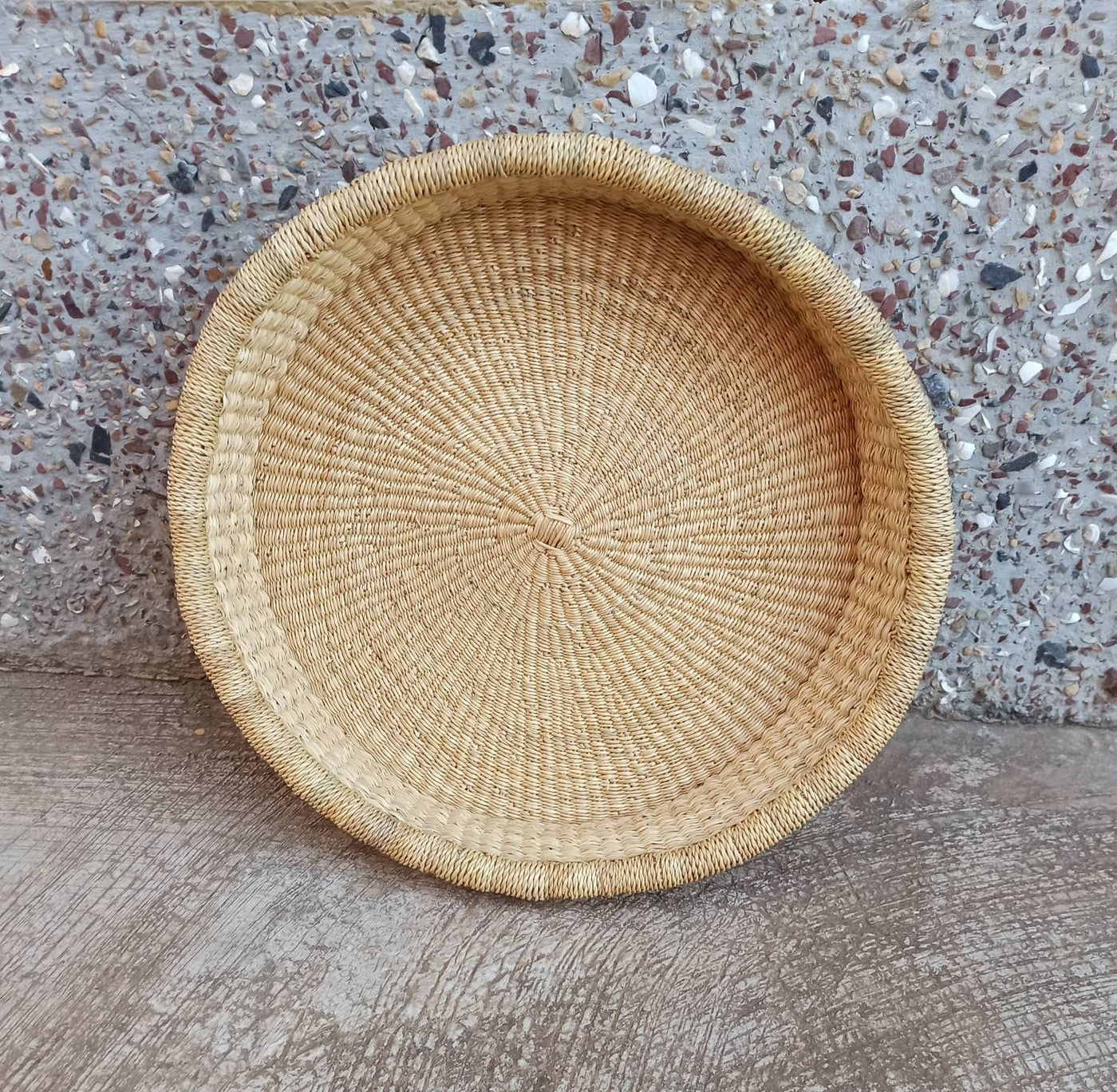 Fruit basket| Wall Basket | Fruit bowl | Tray basket | Tray decor | Tray for table | African handmade serving tray  | Kitchen tray - AfricanheritageGH