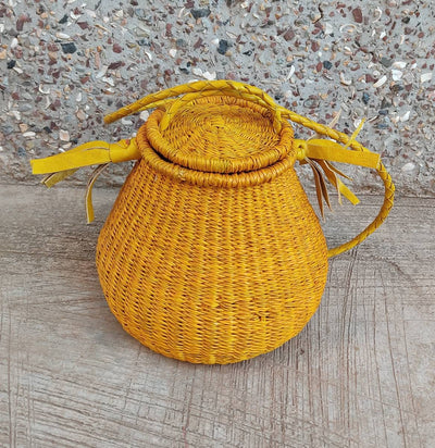 Straw handbag | shopping bag | Straw bag | Basket bag | Summer bag | Boho bag | Tote bag | Woven bag | African market bag | Gift for her