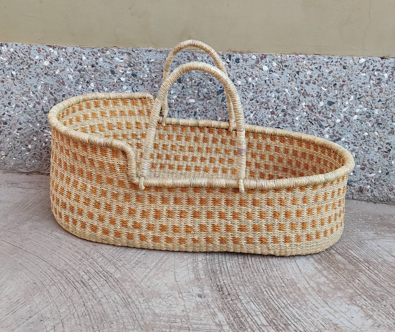 Moses basket | Baby bassinet| Baby nest | Baby Moses basket | Mom Gift Basket | Vegan Gift Basket | Moses Bassinet | Bassinet - AfricanheritageGH