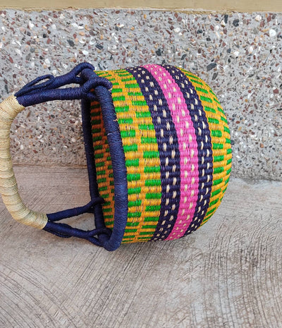 Large  Bolga Market Basket - AfricanheritageGH