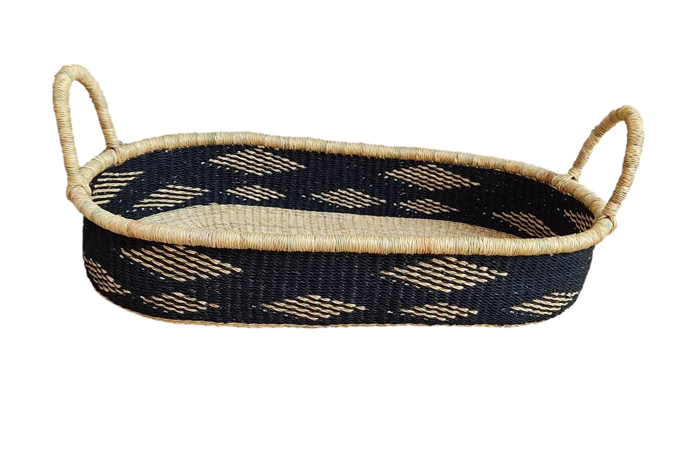 Baby Diaper Changing Table Basket | Moses Basket | Newborn Baby Woven Gift Basket - AfricanheritageGH