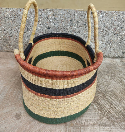 Moses Basket | Woven Baby Basket | Newborn Gift Basket | Baby Gift Basket | Baby Shower Gift Basket | Nursery Basket | Ghana Basket