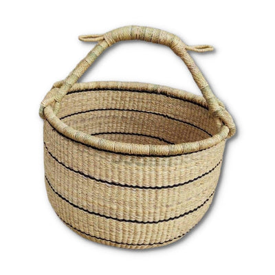 Market Basket | Storage basket | African basket | Straw basket | Woven basket | Gift basket | African market basket| handmade basket - AfricanheritageGH